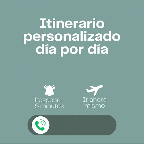 Itinerario personalizado día por día optimizado